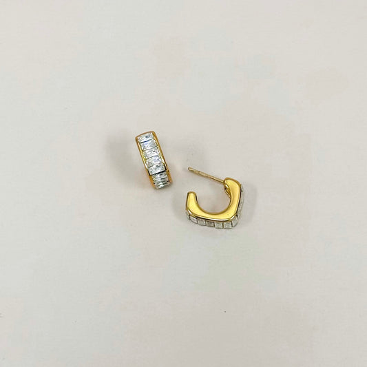 Luxe Baguette Cuff Hoops
