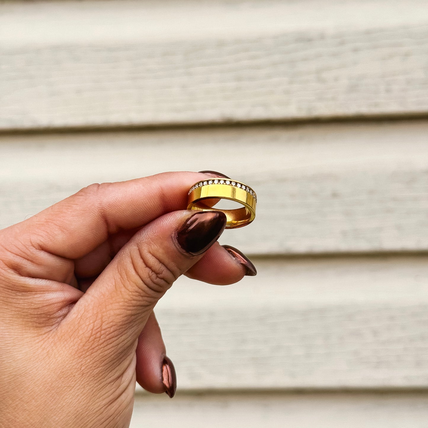 Soleil Pavé Stacking Band