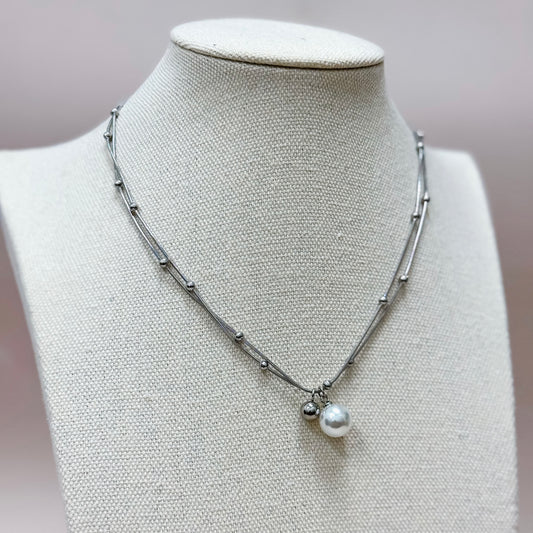 The Evergrace Pearl Layered Necklace