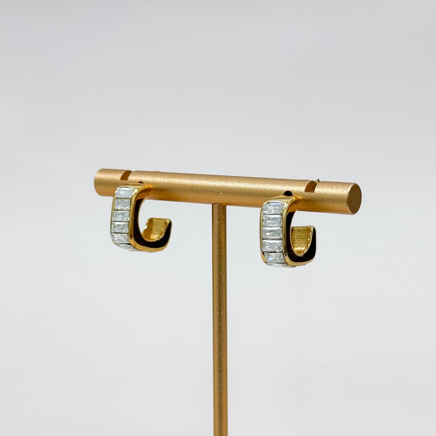 Luxe Baguette Cuff Hoops