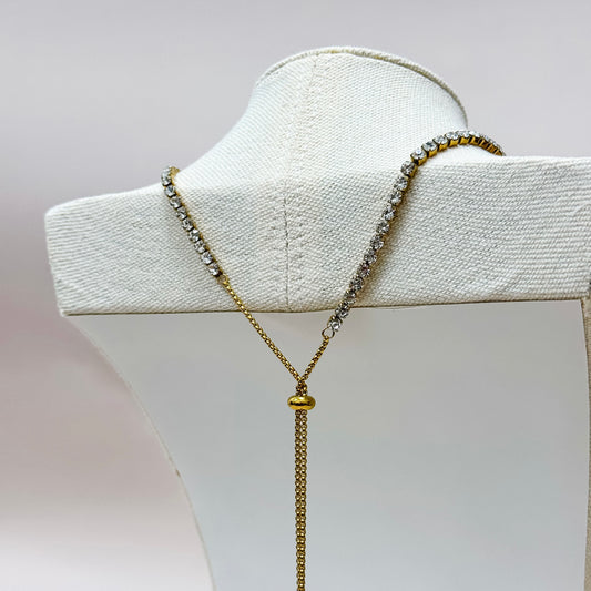 The Lumière Slider Tennis Necklace