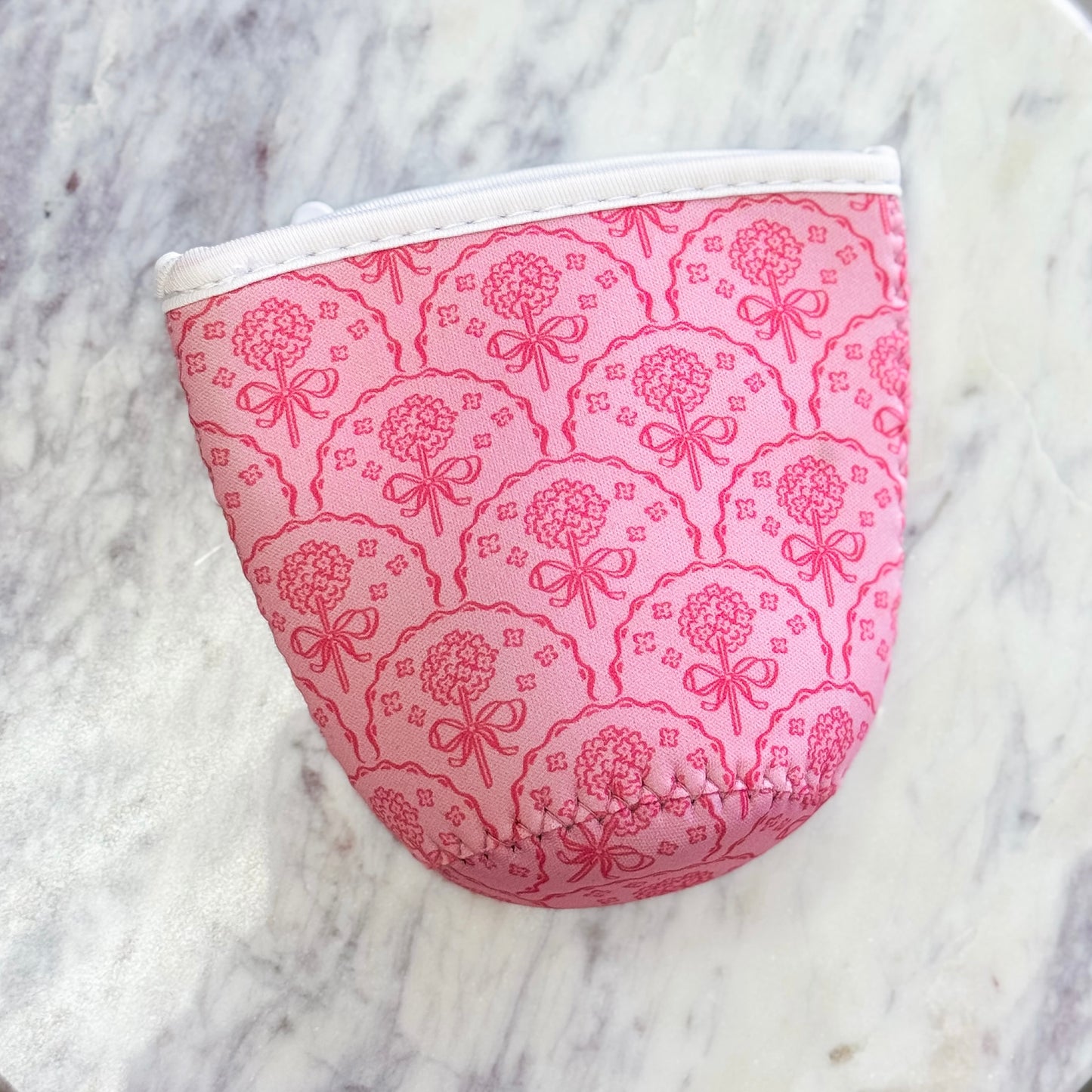 Pink Floral | Reusable Coffee Sleeve