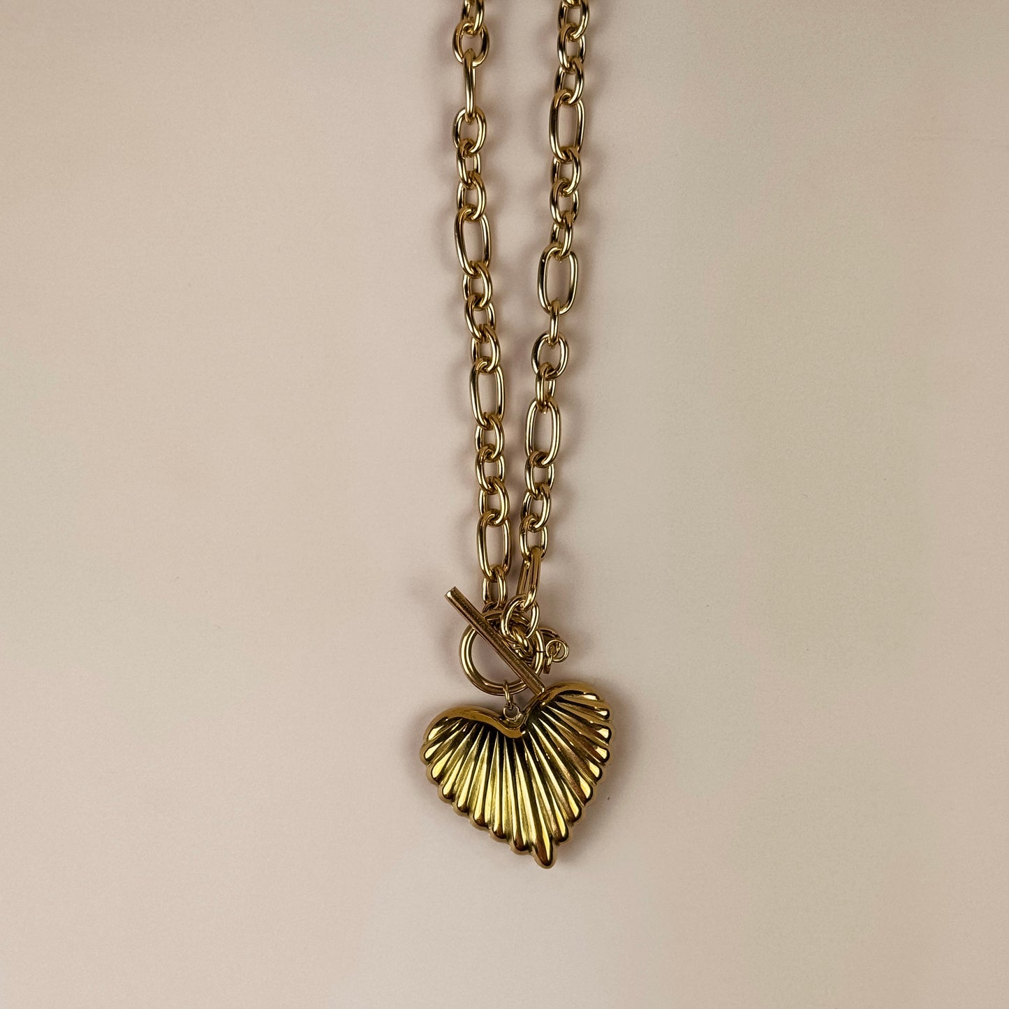 Aure Heart Chain Necklace