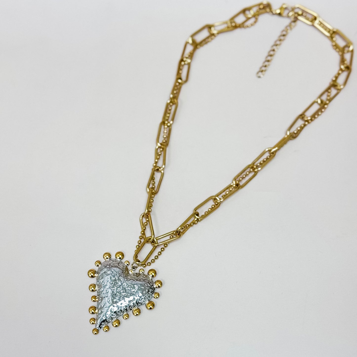 The Devotion Heart Chain Necklace
