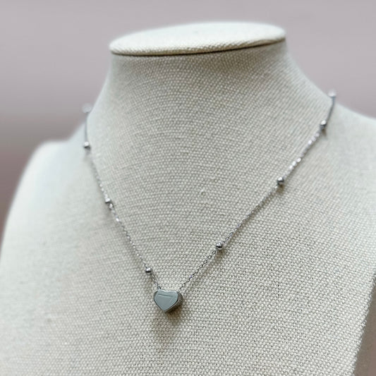 The Heartline Beaded Necklace