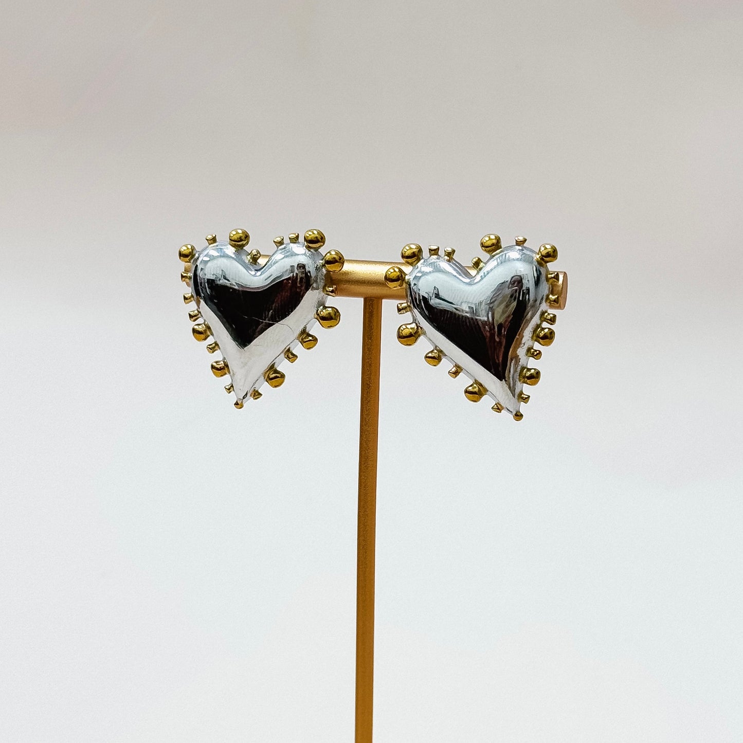The Sacred Heart Stud Earrings