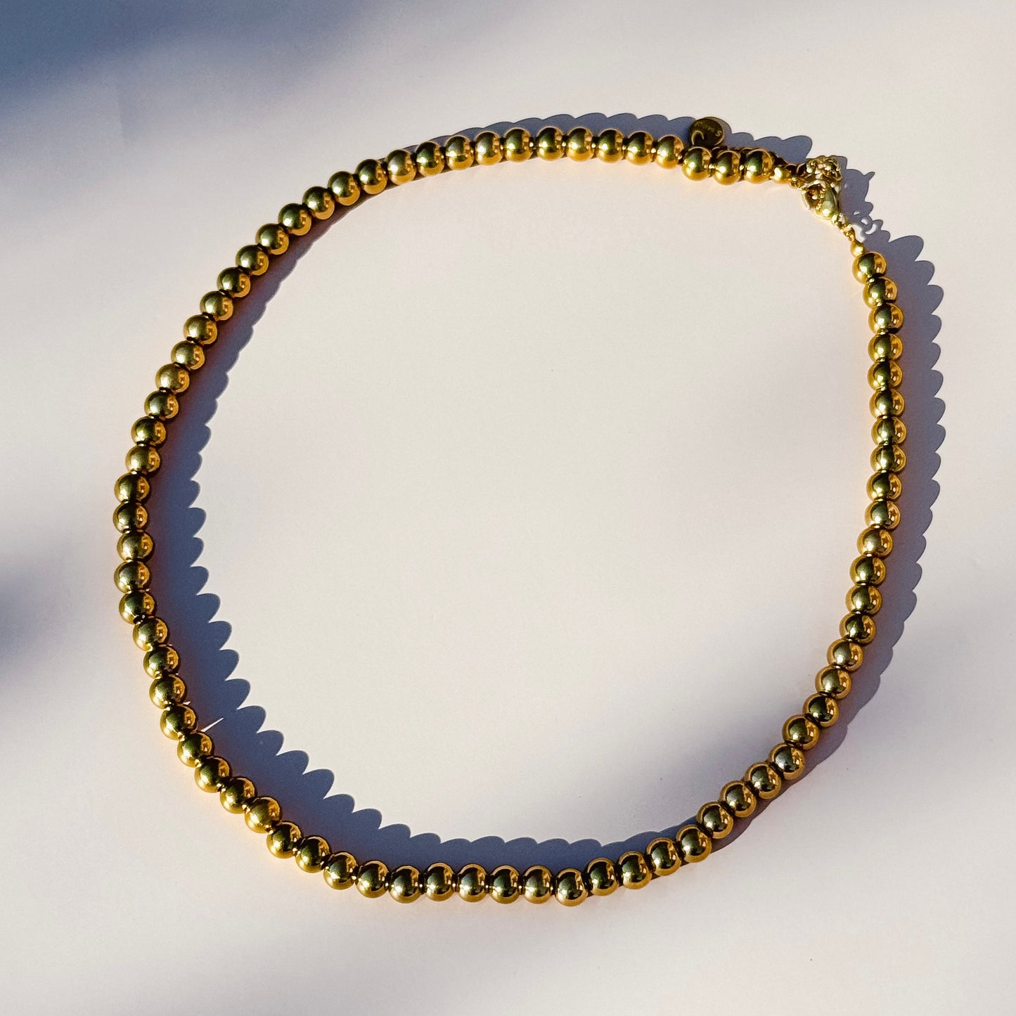 Gold Beaded Necklaces