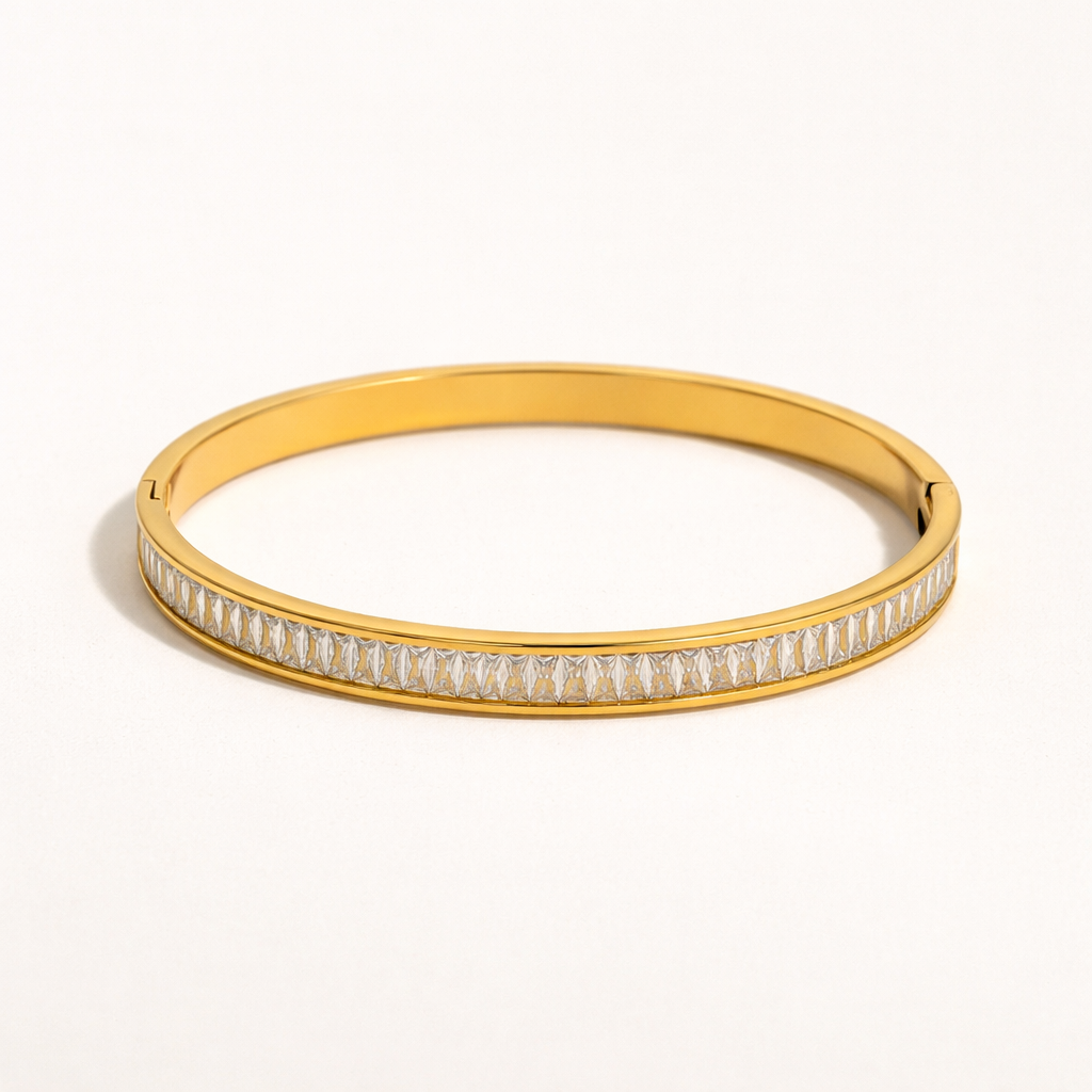 The Celeste Crystal Cuff