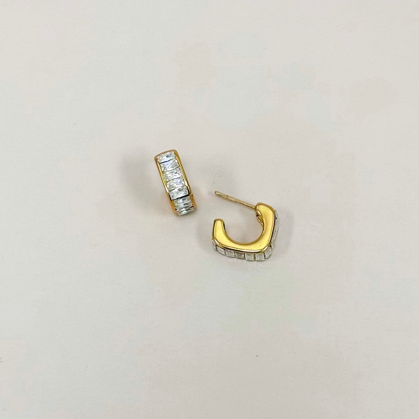 Luxe Baguette Cuff Hoops