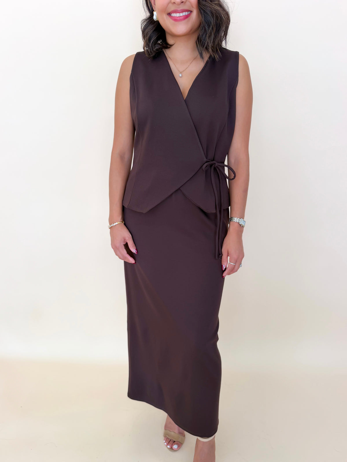 Espresso Wrap Vest