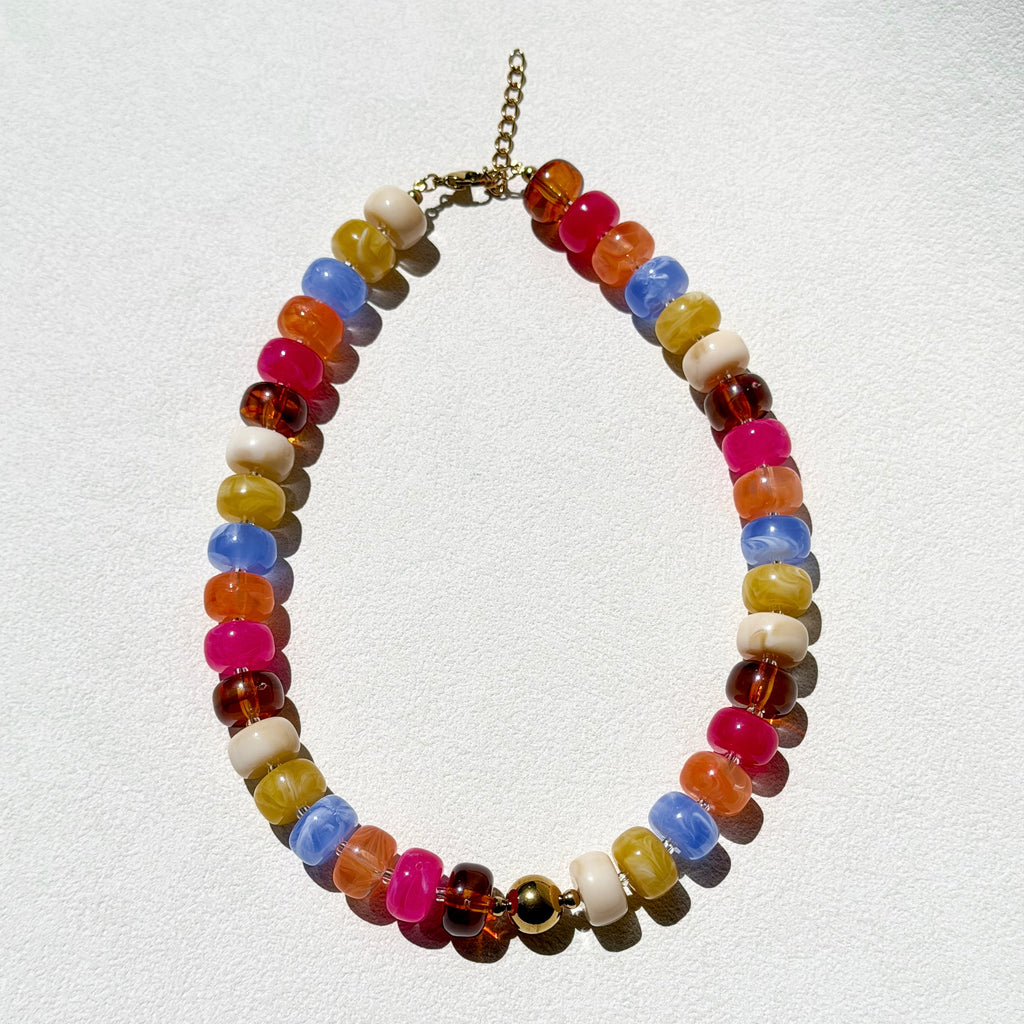 Calypso Color Beaded Necklace