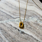 Bubble Initial Necklace