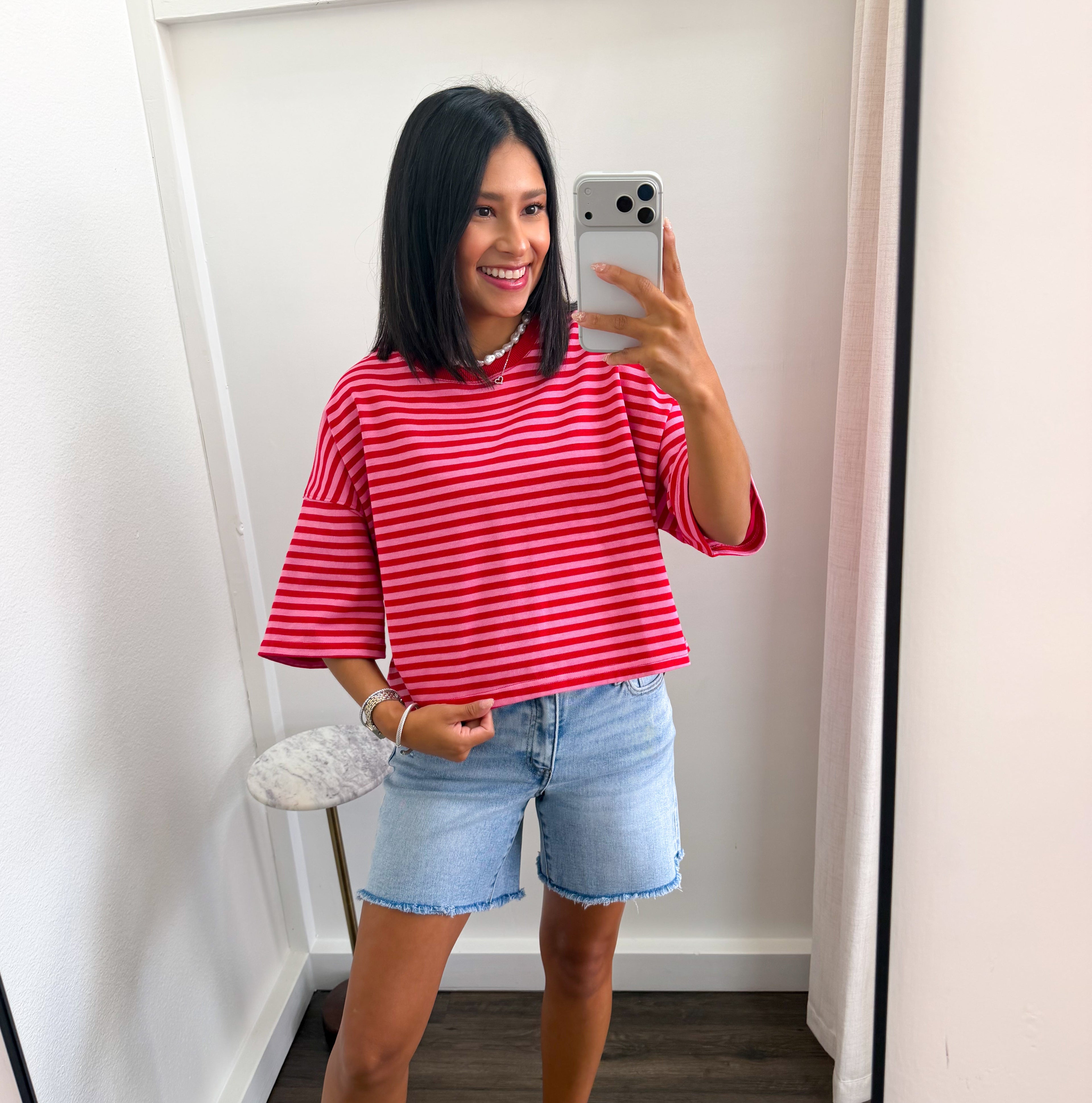 Cherry Crush Stripe Top