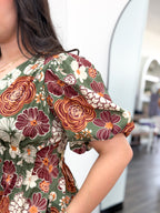 The Autumn Floral Mini Dress