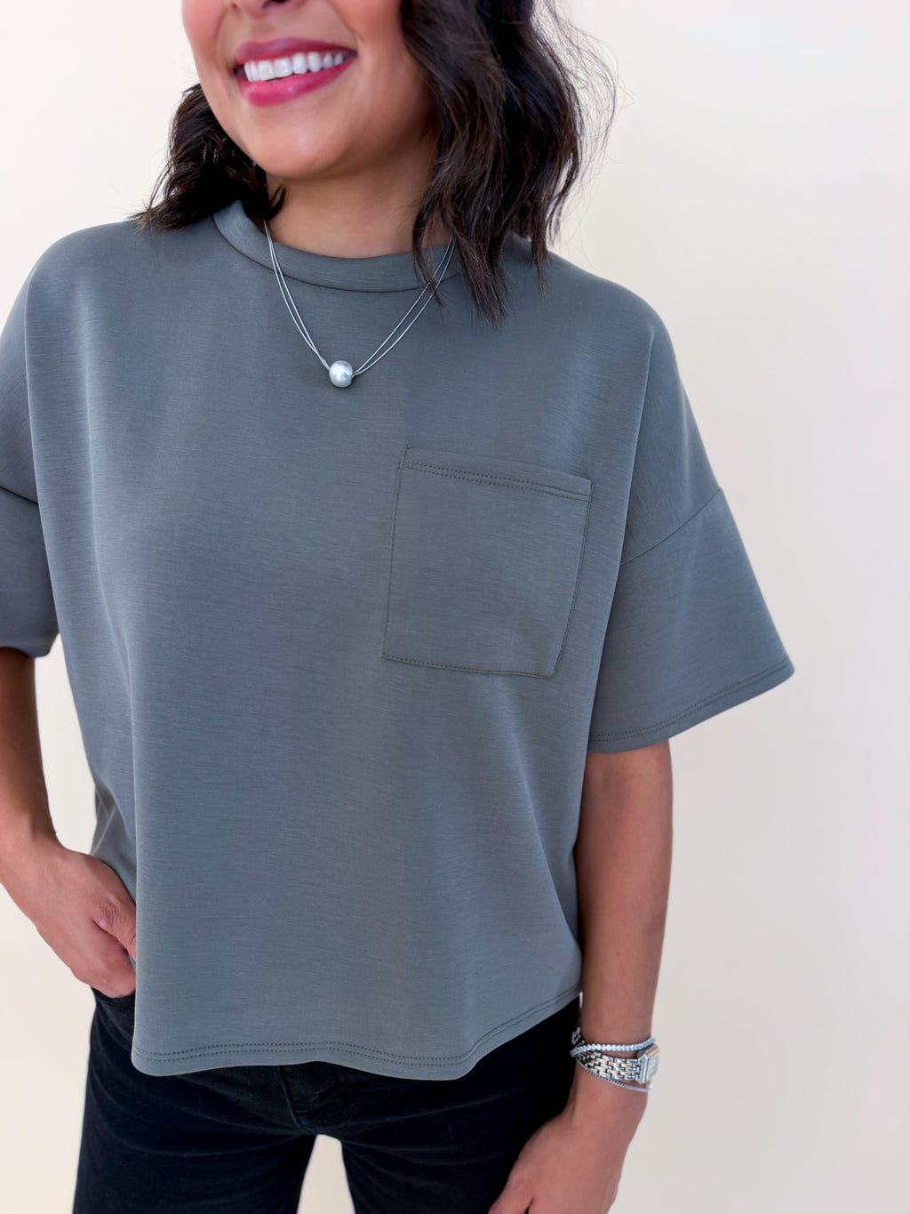 The Everyday Olive Tee