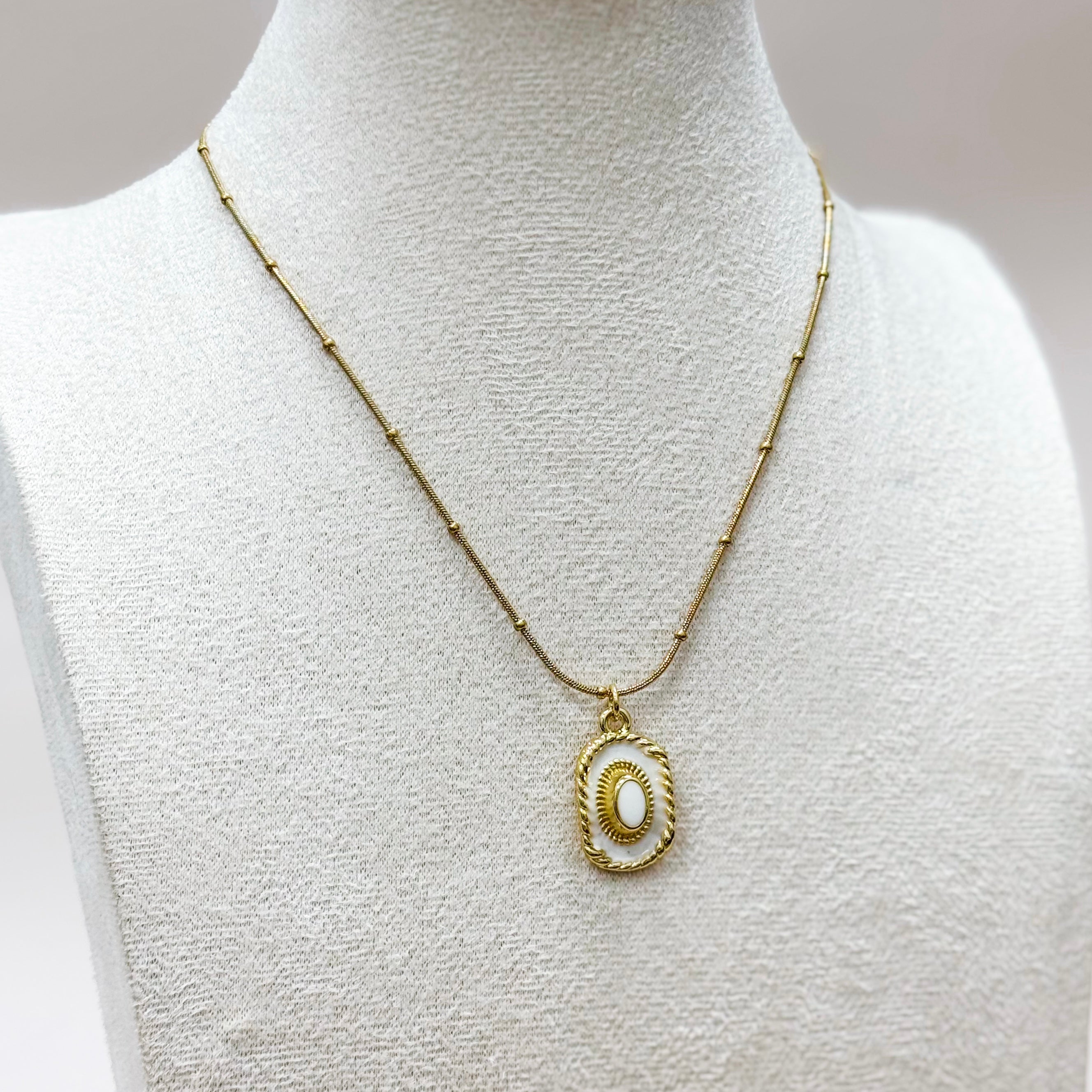 Cowgirl Hat Pendant Necklace