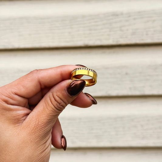 Soleil Pavé Stacking Band