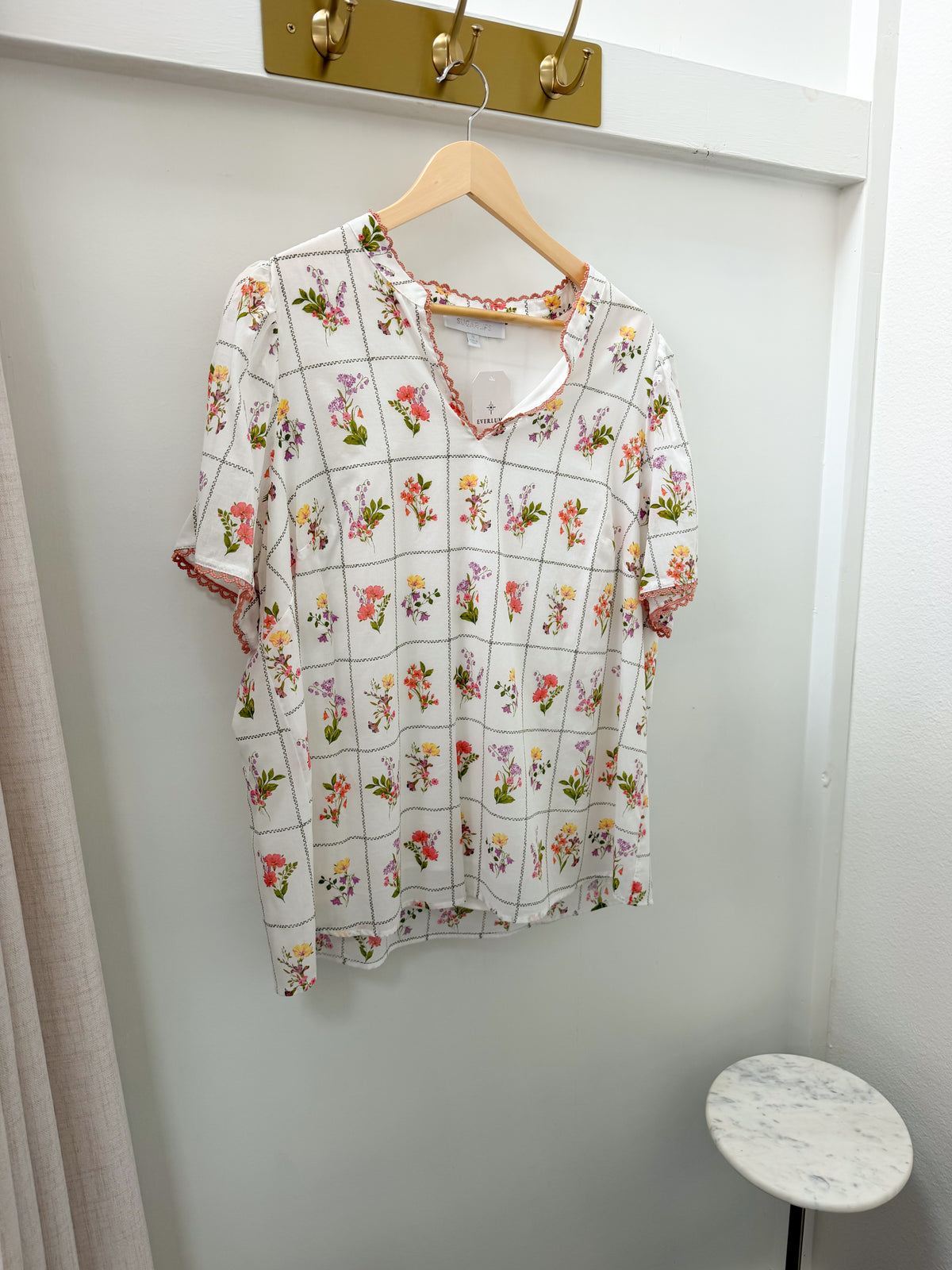 Diane Floral Top