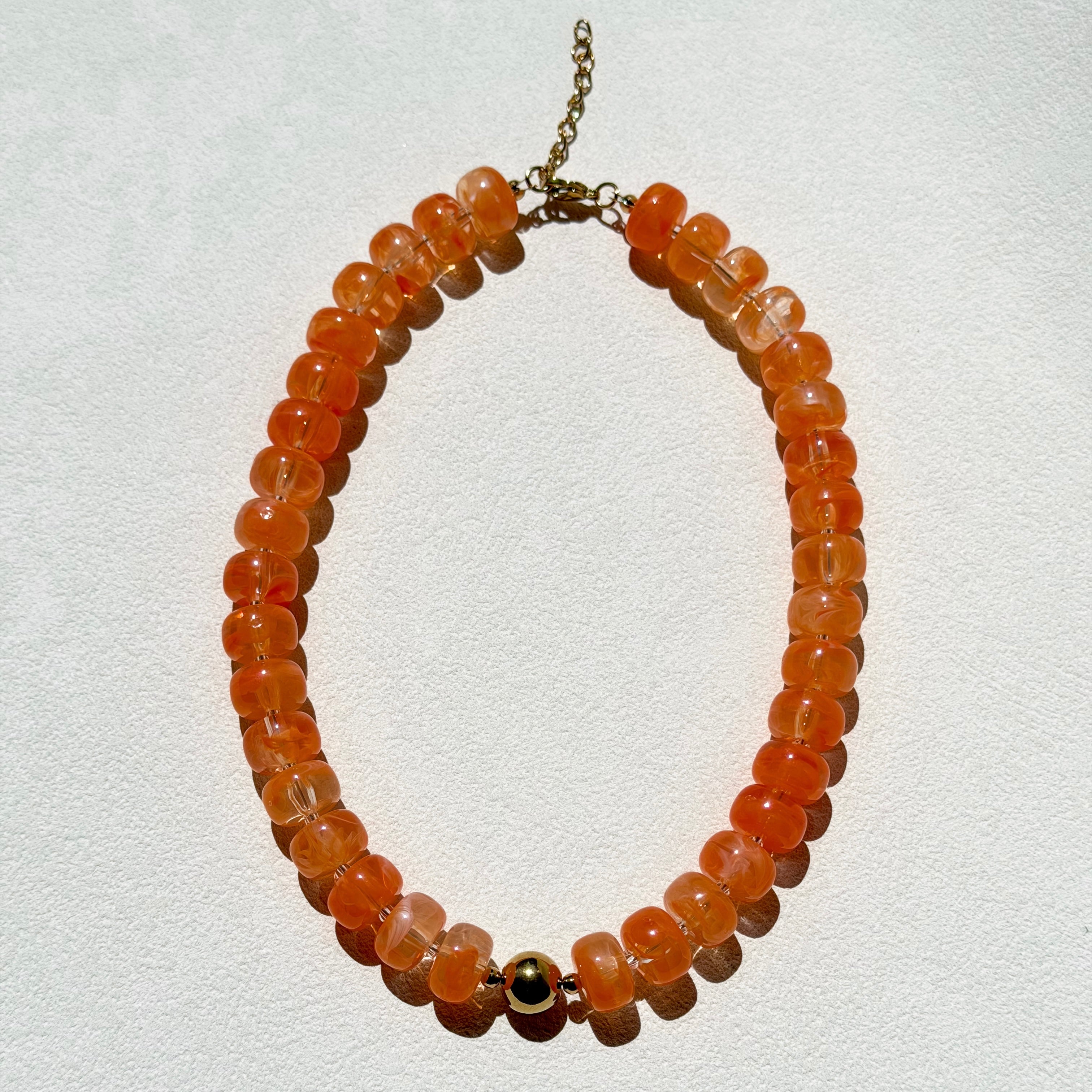 Soleia Amber Beaded Necklace