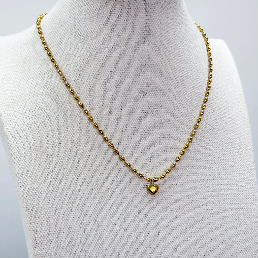 The Everheart Mini Necklace – Silver + Gold