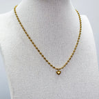 The Everheart Mini Necklace – Silver + Gold