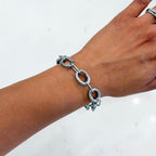Textured Chain Link Bracelet