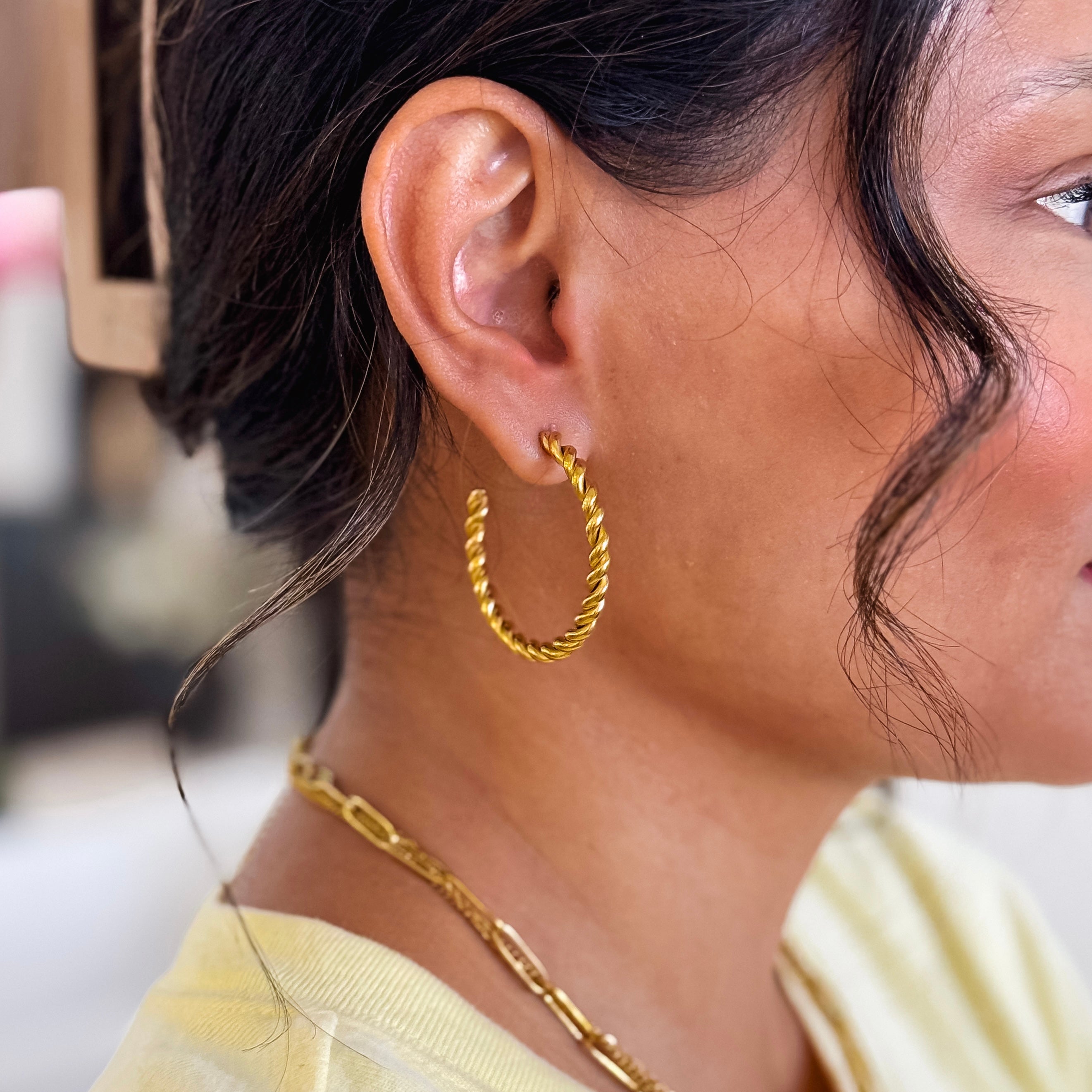 Threaded Grace Hoops