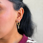 Celeste Drop Hoops