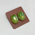 Organic Stone Statement Studs
