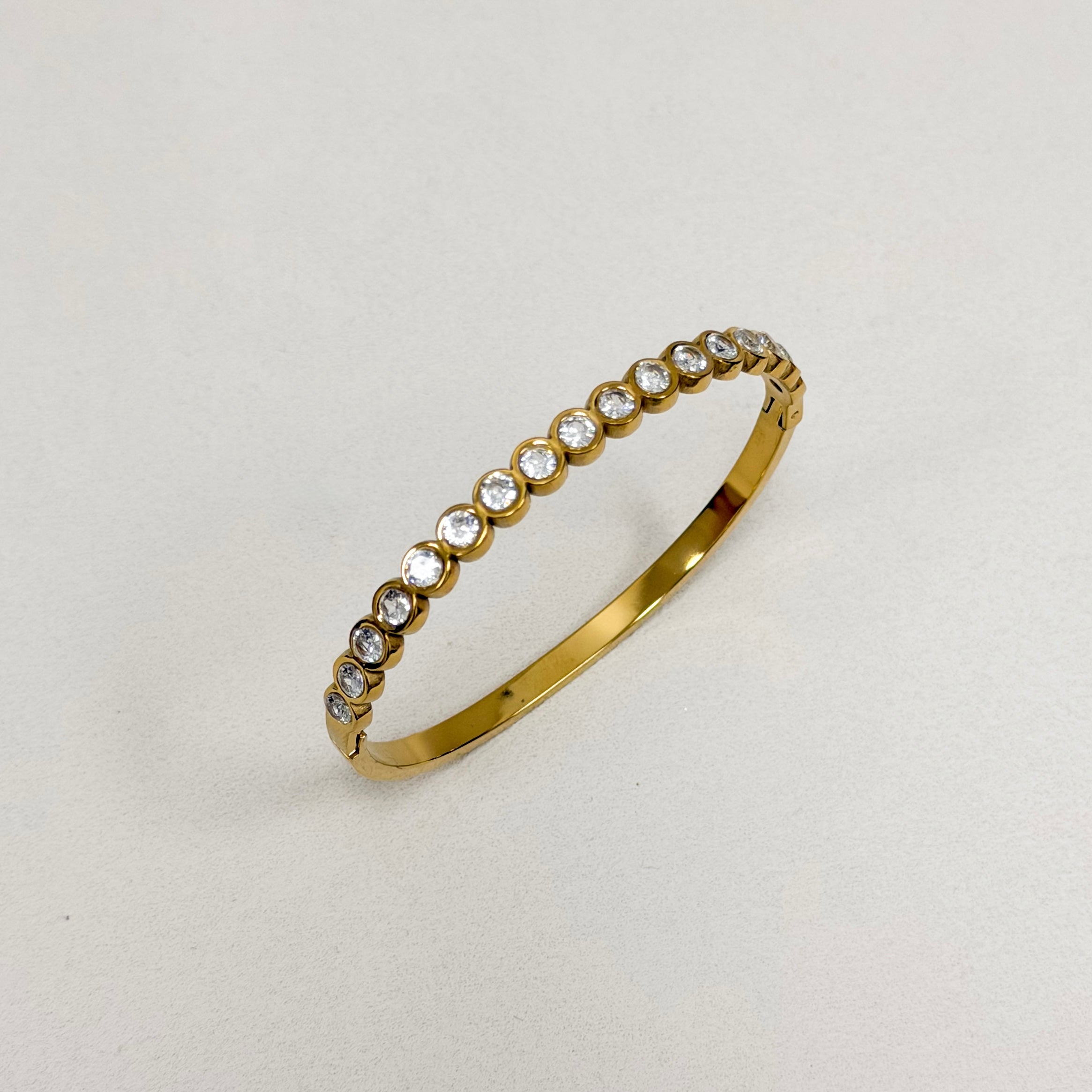 The Halo Crystal Bangle