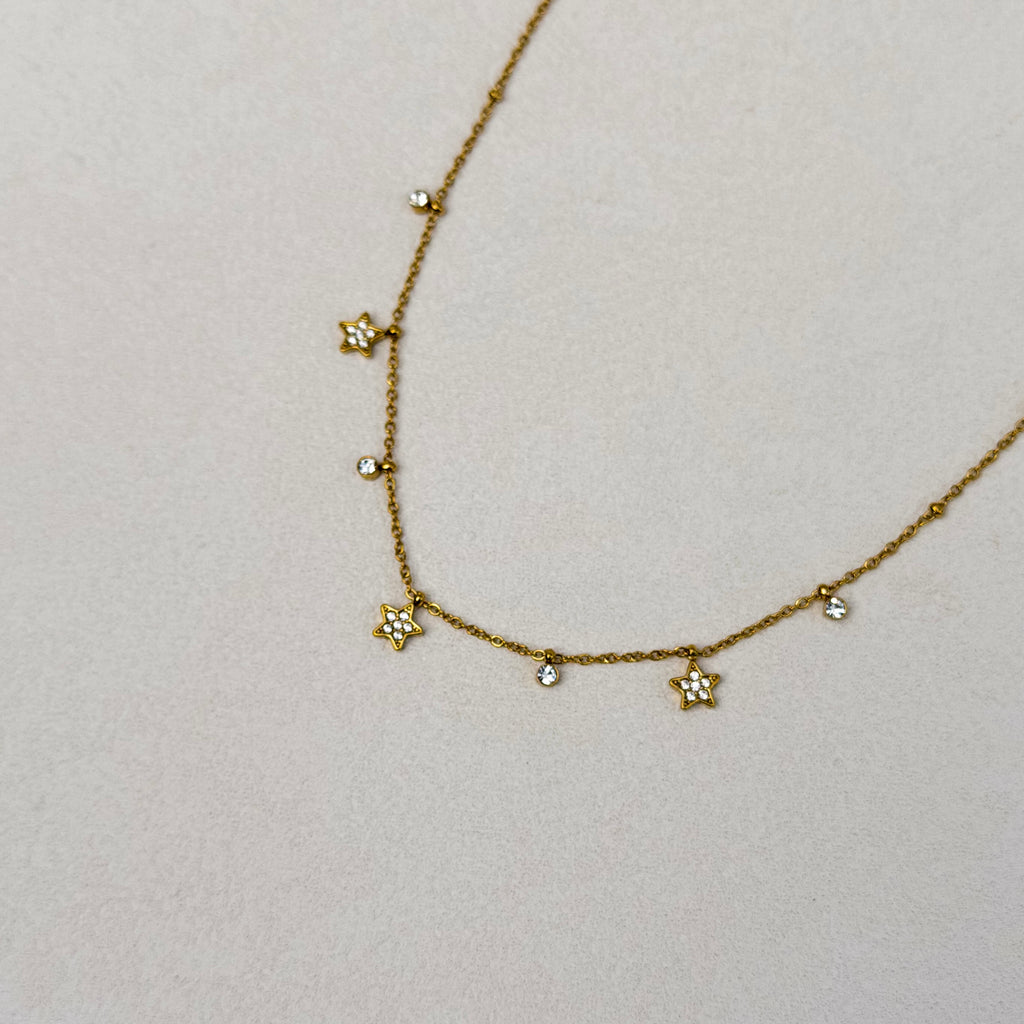 Stellina Star Drop Necklace