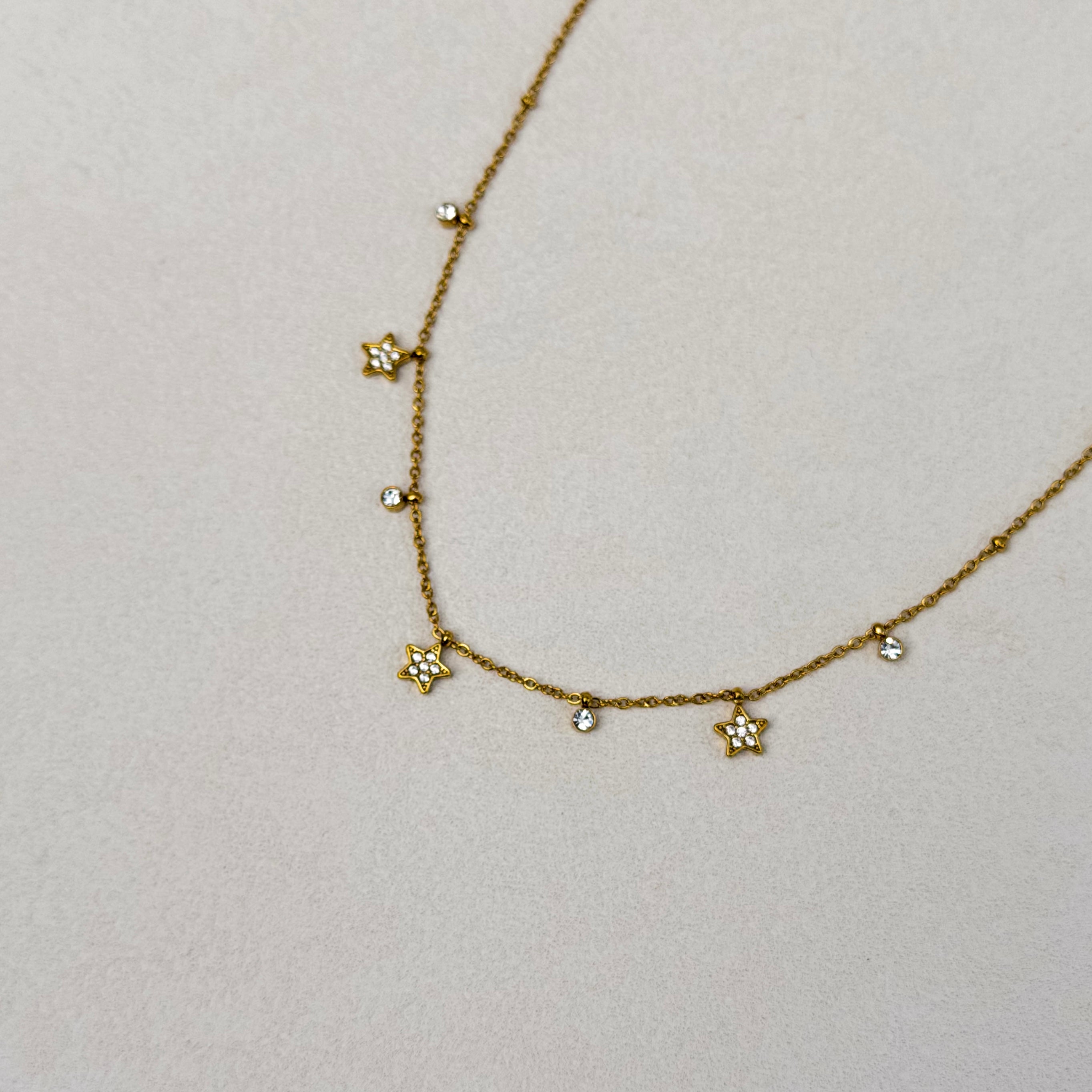 Stellina Star Drop Necklace