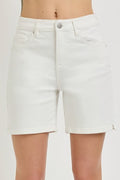 High Rise Mid Length Shorts