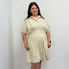 Golden Day Shirt Dress
