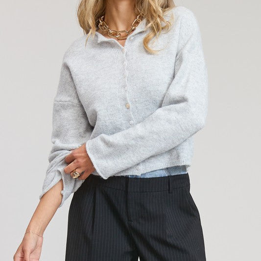 Gray Cardigan