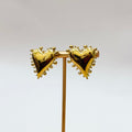 The Sacred Heart Stud Earrings