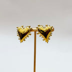 The Sacred Heart Stud Earrings