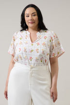 Diane Floral Top