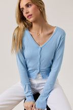 Baby Blue Light Weight Knit Cardigan