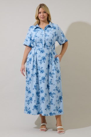 Marisy Collared Maxi Dress