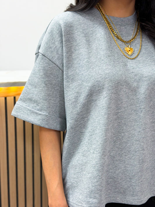 Terry Boxy Short Sleeve