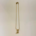 Lasso Cowgirl Boot Necklace