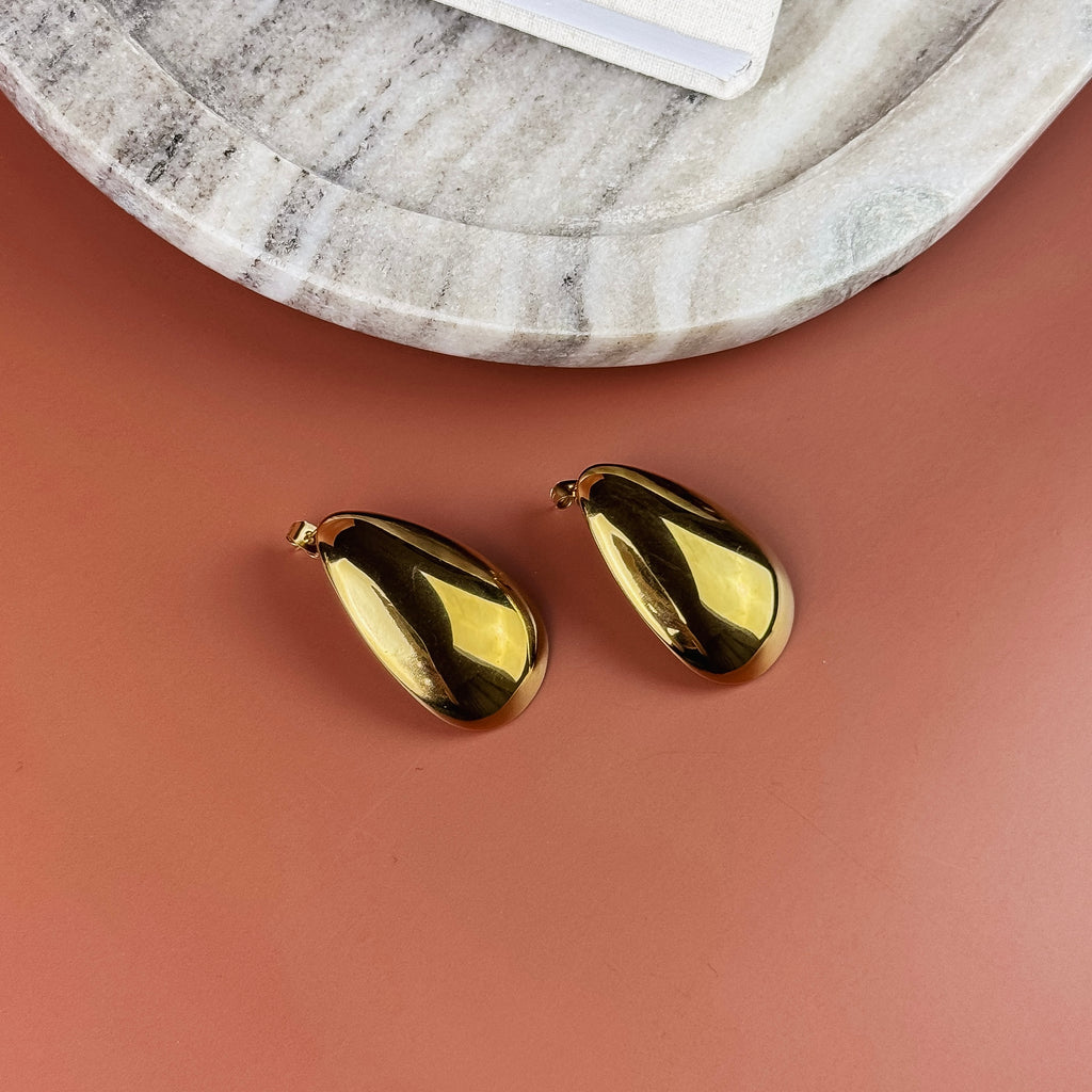 Gilded Drop Earring