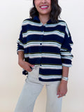 The Hadley Stripe Cardigan