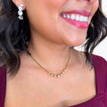 Étoile Crystal Cluster Necklace