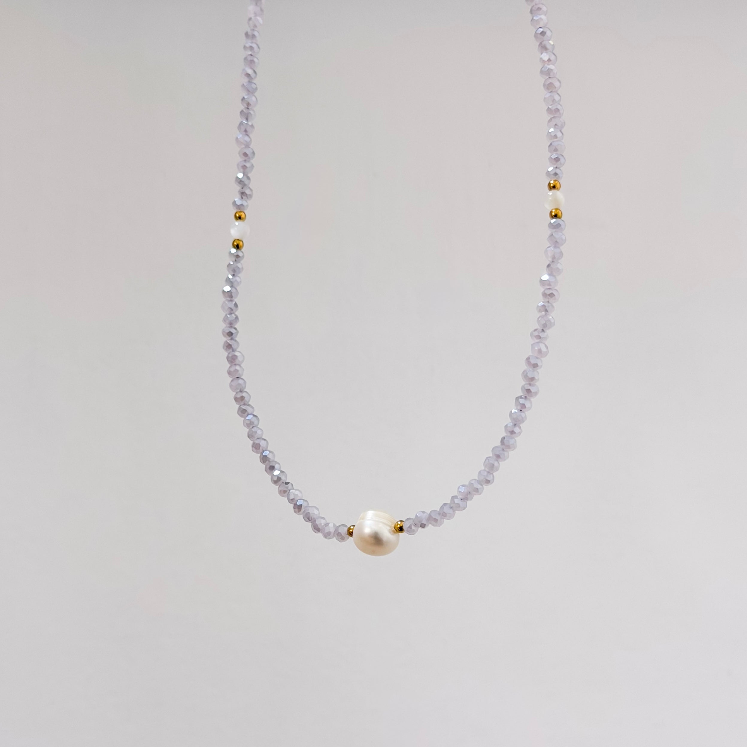 Wren Pearl Beaded Necklace