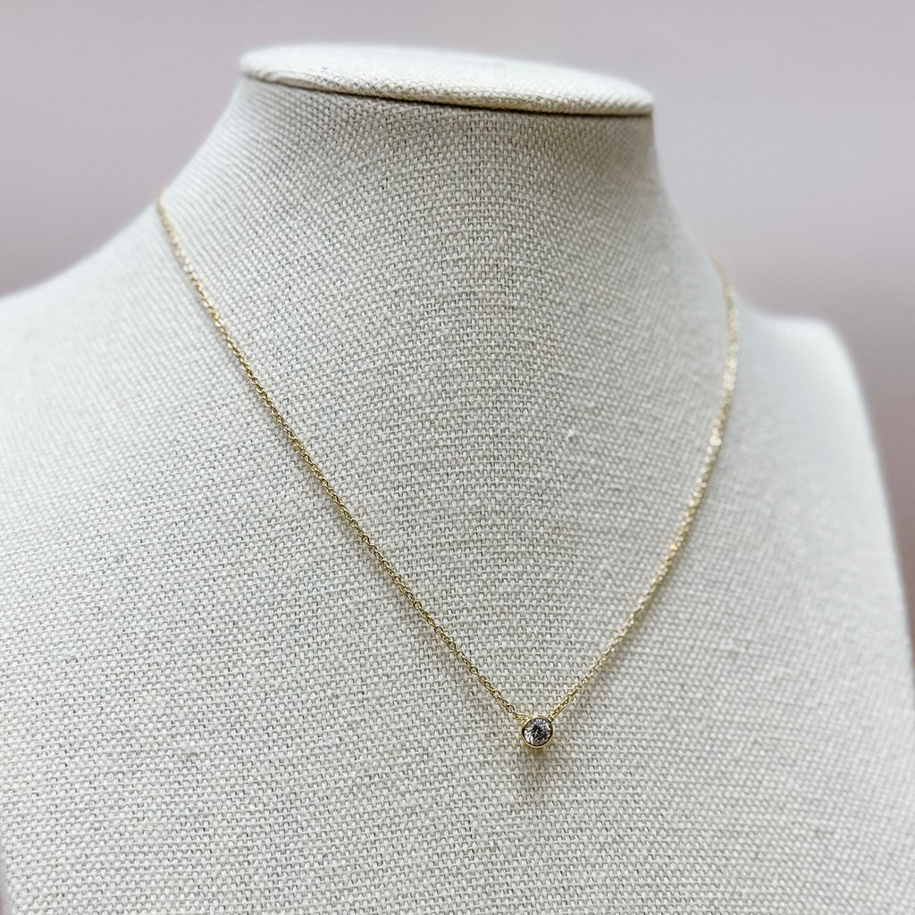 The Luma Bezel Necklace