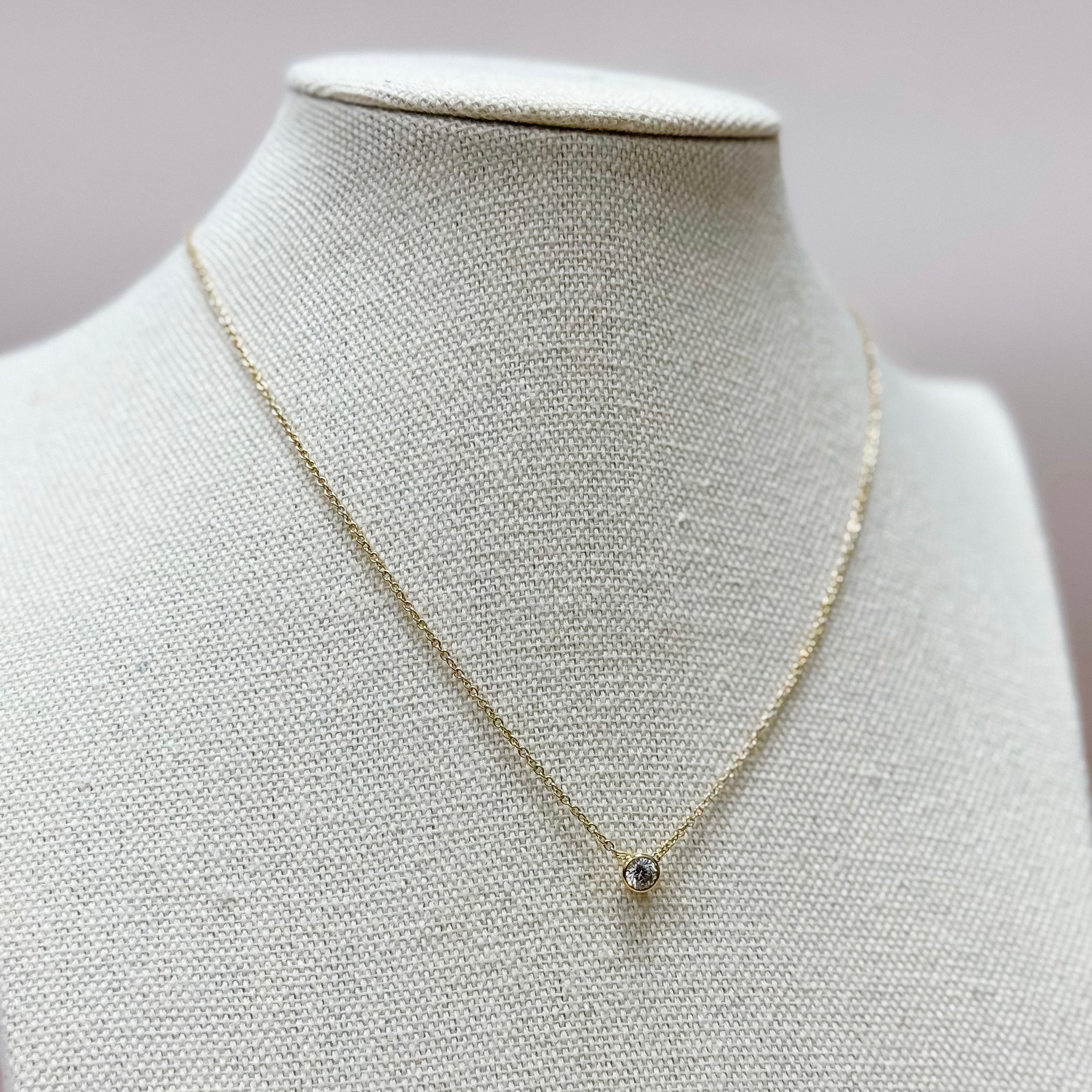 The Luma Bezel Necklace