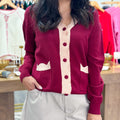Scalloped Sweater Cardigan