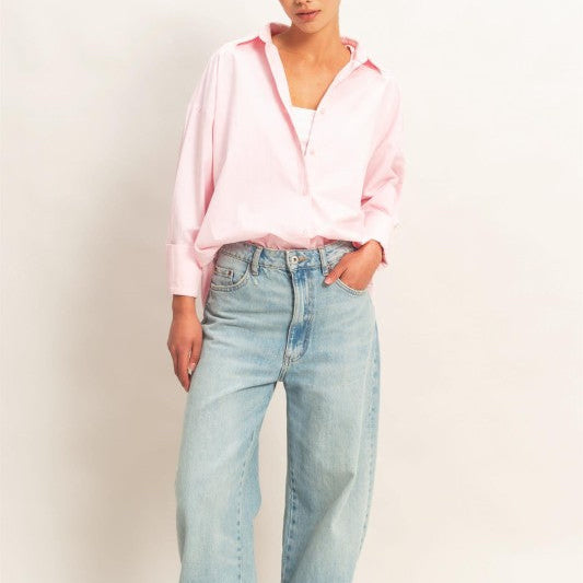 Button Up Poplin Shirt